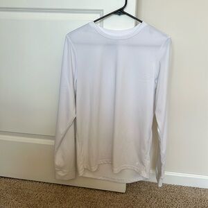 Eastbay White long sleeve workout shirt